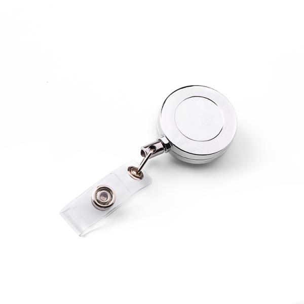 Deyi Silver Color ID Card Badge Reel