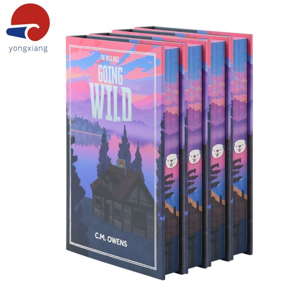 Portfolio Memoirs Fiction Book Printing Hard Cover Sprayed Edge Novel Book Printing