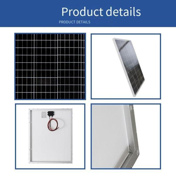 Household 100w Solar Panel , 18v Solar Photovoltaic Power Generation System