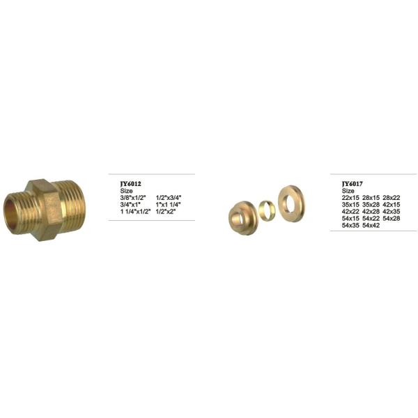 Copper Core Forged Brass Pipe Fittings Compression Pipe Cap BS864-2 Standard