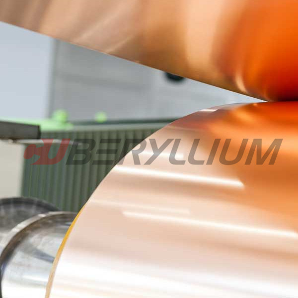 Лента 0.4mmx250mm весны прокладки меди бериллия Qbe2 обжигая