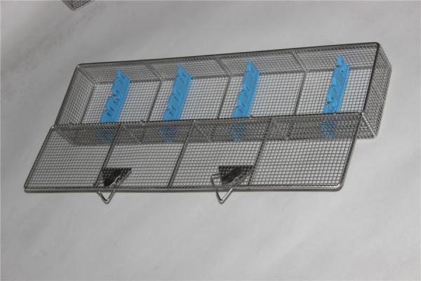 Endoscope Trays Surgical Instrument Sterilization Containers Stainless Steel Wire Mesh Basket