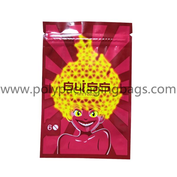 Customed Waterproof Aluminum Foil Zip Lock Bag For Snacks