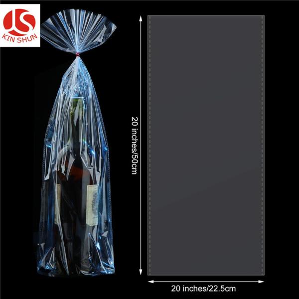 Food Grade Safe Cellophane Goodie Bags Environmentally Friendly With Twist Tie