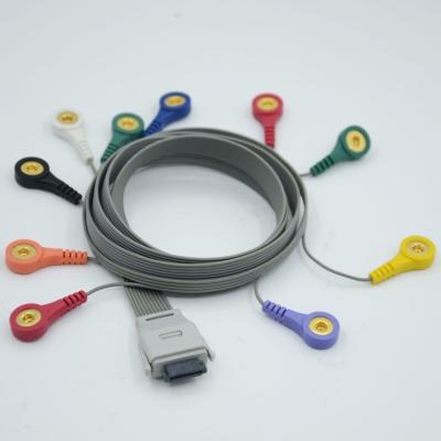 10 ECG de chumbo compatível com 9800 Biomedical Instruments (BI)