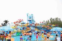 Terrain de jeu d'Aqua de parc à thème de l'eau de bateau de pirate avec la structure métallique