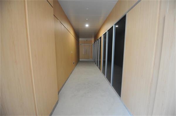 Indoor Wood Grain Looking Surface Decorative Metal Wall Panels / Architectural Interior Panels