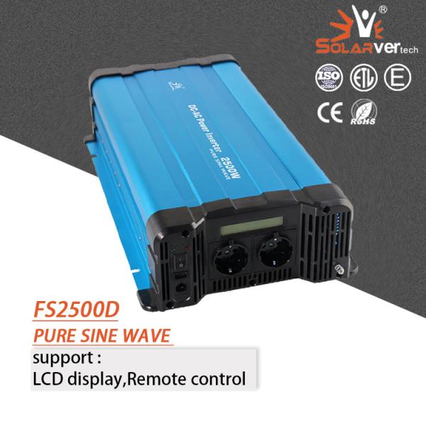 2500 Watt Power Ture Sine Wave Inverter 12V 24V 48V Dc To Ac110V 220Vac 2500W