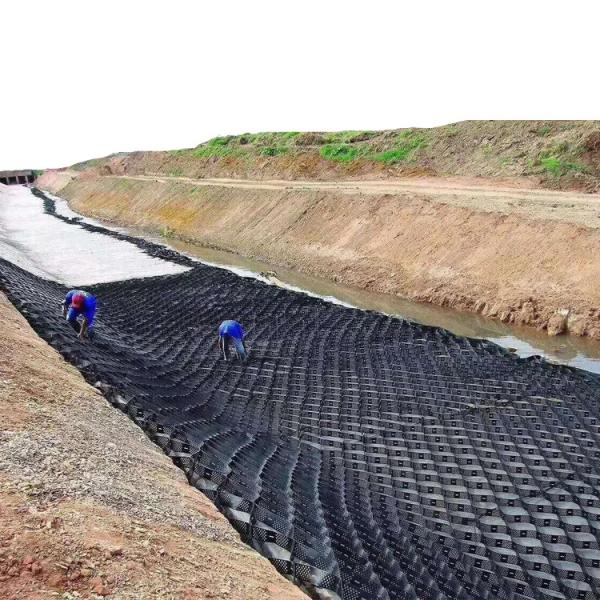 CE Certified Green Geocell for Road Construction Professional HDPE Geocell