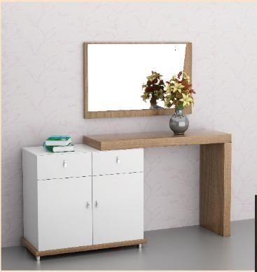 Melamine Finish Home Room Furniture Dresser Particle Board Material With Mirror