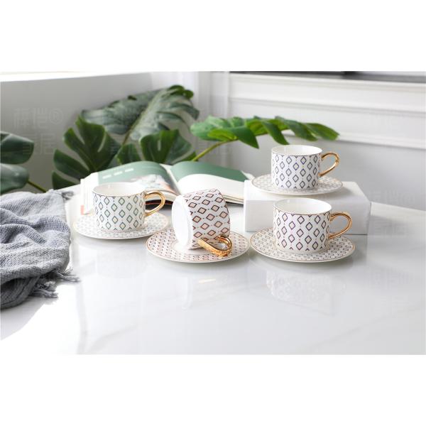 Scratch Proof 330ml Cute Insulated Ceramic Coffee Tumbler With Handle