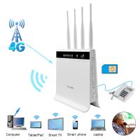 RJ11 router de Sim Card Slot Unlocked Mobile Wifi del router del puerto 4G LTE Volte