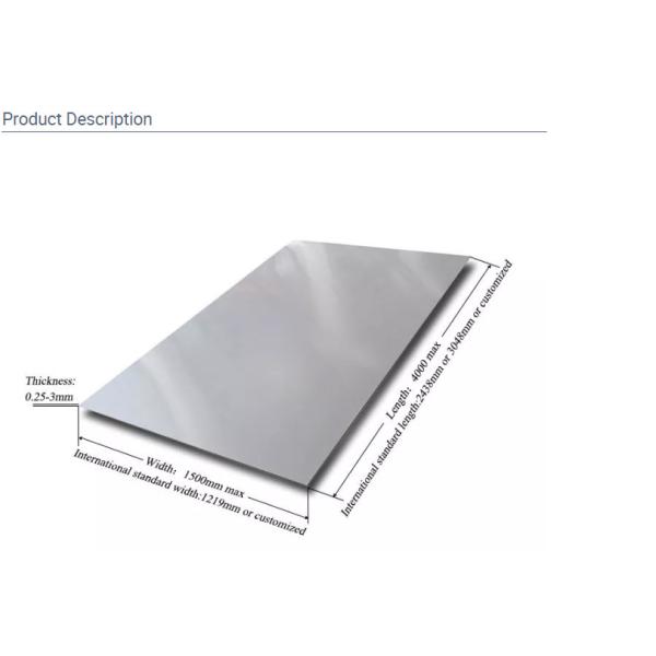 Aisi Astm 201 304 316 Холоднокатаная нержавеющая сталь 3 мм металлический лист