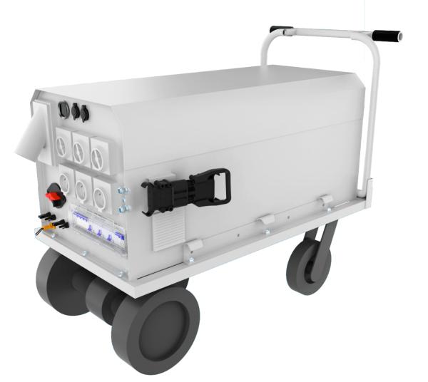 10KW/21KWh LiFePO4 Portable Power Box – Quiet, Clean, High-Capacity Battery Energy Storage Solution
