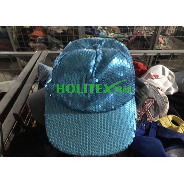 Fashionable Second Hand Caps Cotton / Polyester Material Summer Used Hats