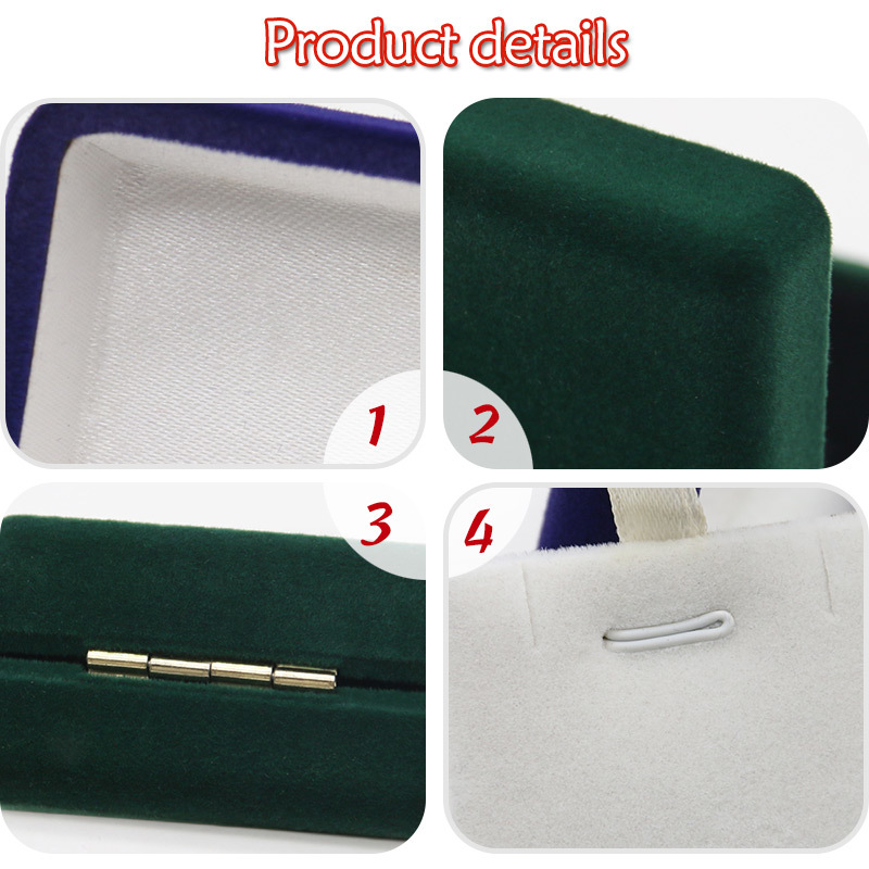 Custom Designed Velvet Jewelry Box Collection With Minimalistic Rectangular Shape
