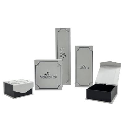 Contrast Color Wrapover Paper Cardboard Box Magnet Closure Wallet Packaging Boxes