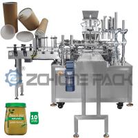 Machine de remplissage de bonbons en conserve solide à granules ligne de production Machine de découpe de bouteilles Machine d'étiquetage