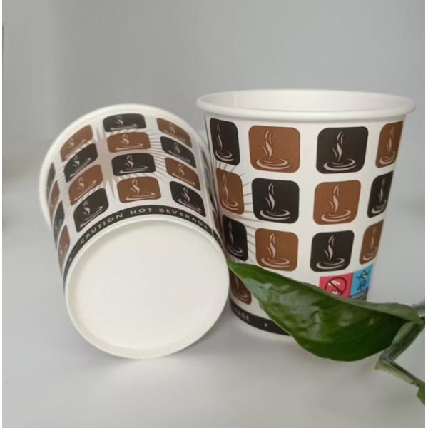 8 Oz 300g Single Wall Creative Disposable Paper Cup Customized for Your Customers