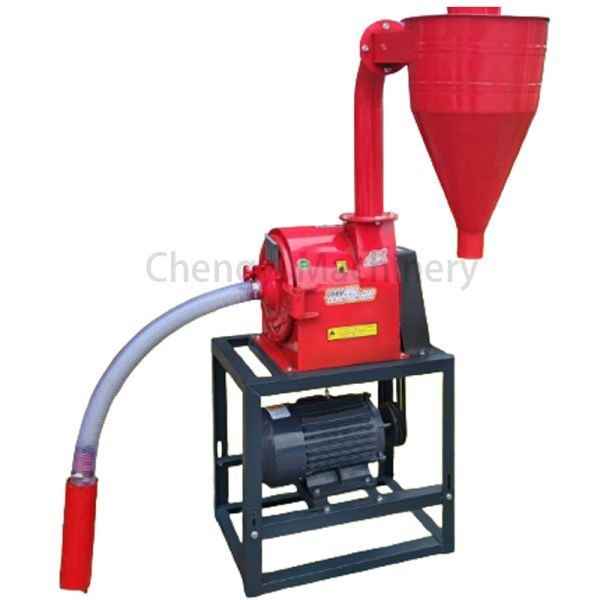 Self-priming Crusher Grinder 200-700kg/h Capacity Automatic Feeding Durable Manganese Steel Grain Crusher