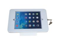 Montaje de acero de la pared/de la tabla del soporte del quiosco del recinto de Ipad del metal con la cerradura/la llave