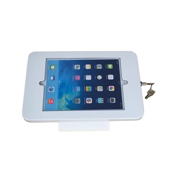 Metal Steel Ipad Enclosure Kiosk Stand Wall / Table Mounting With Lock / Key