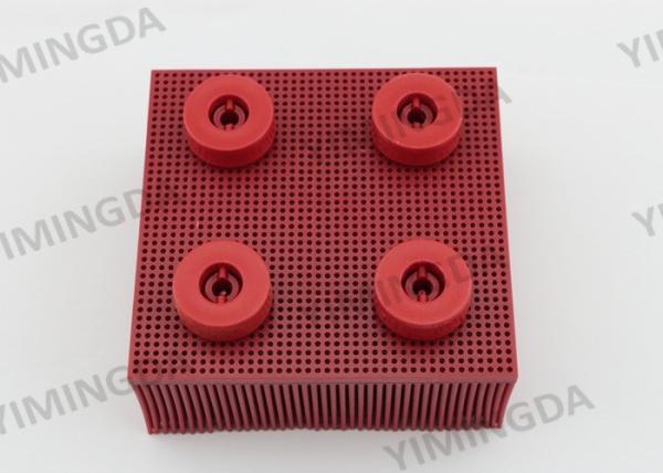 Red 90 * 95 Mm Auto Cutter Nylon  Bristle For  VT5000 / 7000 Cutter