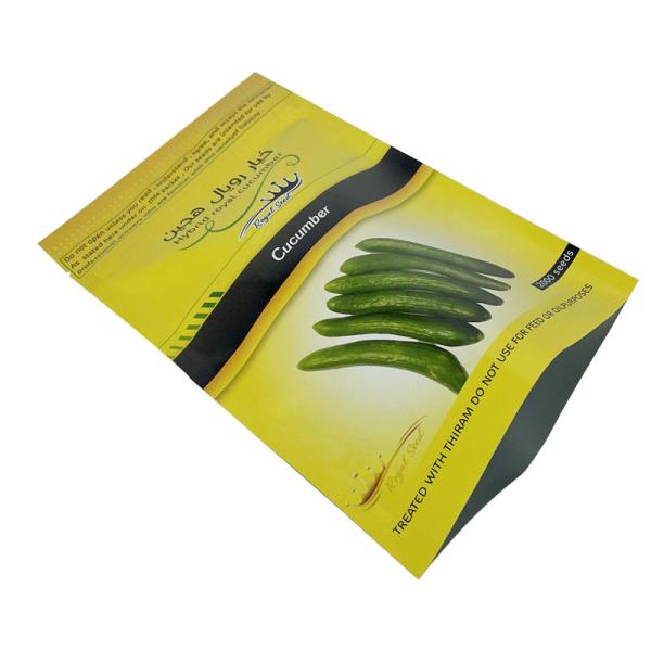 Plastic PVC Sealing Bag for Disposable Aluminum Foil Cucumber Corn Plant Packaging