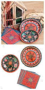 Christmas Tablecloth Plastic Jumbo Disposable Table Cover with Colorful Design Santa Claus Snowflakes