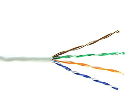 Chama do CMP do cobre do cabo 24AWG da rede de UTP CAT5E do forro - revestimento de PVC Retardador