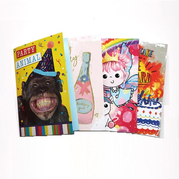 Sounds Greeting Musical Happy Birthday Card Custom Wedding Decoration CMYK Printing