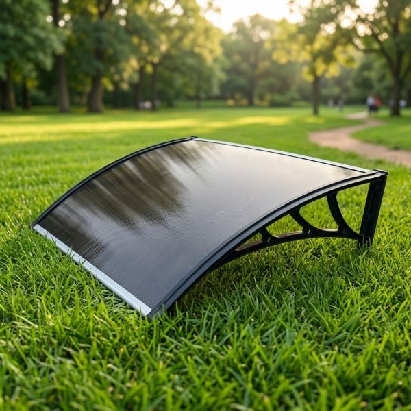 Wall mounted Polycarbonate Door Canopy Offering Weather Resistance Range From Minus 40 Celsius to 120 Celsius Suitable for Door