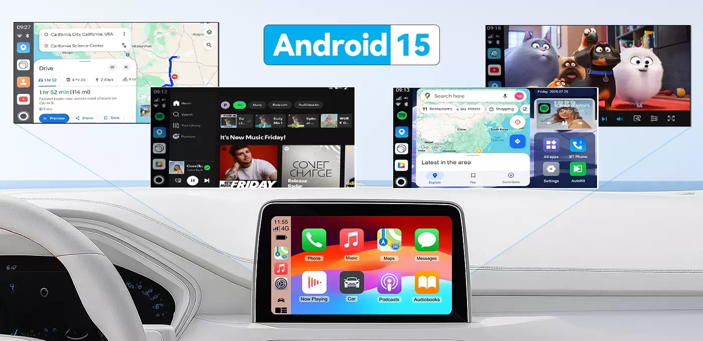 Tbox Ultra High-End Flagship Wireless CarPlay & Android Auto Car Streaming Box SM6350 8G+128G