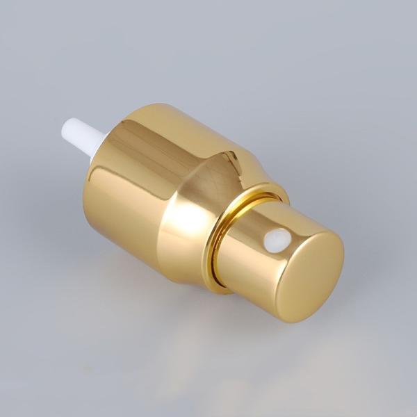 20mm 20 / 410 Aluminum Fine Mist Sprayer Pump Gold Perfume Face Mist Spray