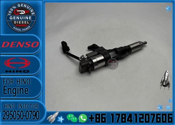 New Hino Denso Diesel Common Rail Fuel Injector 23670-E0530 295050-0790 For HINO Excavator J08E 700 Series Engine