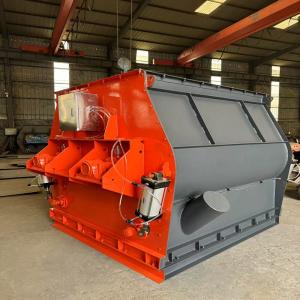 高効率の二重軸重力フリーミキサー セルミックタイルの快速で均質な建材 粘着性保温モルタル