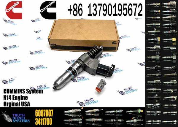 Nuevo inyector de combustible diesel de tren común 4307516 6087807 3080931F para Cummins QSN14 N14