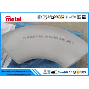 NO4400 локоть LR Monel стальной трубы 90 градусов 400 штуцеров трубы сплава никеля