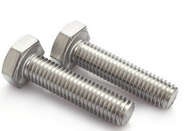 Boulons hexagénaires en acier inoxydable 2205 2507 904L pour utilisation marine et chimique 1/2 ̊-13 et finition brossée