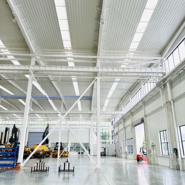Industrial Seamless Frame Steel Structure Office Building Prefab Workshop Warehouse