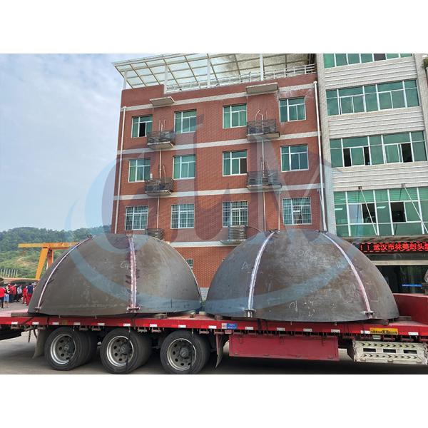 Горячий формируя сосуд под давлением Dished главная эллиптическая голова с толщиной 15mm