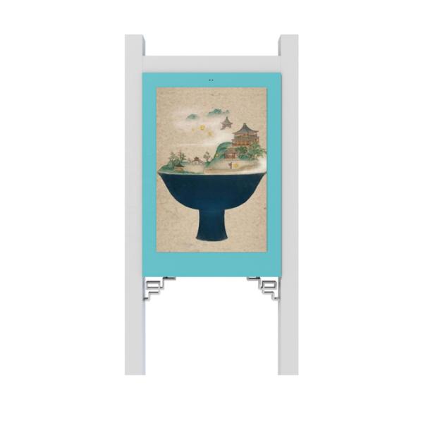 A variety of inch outdoor LCD display landscape digital signage, touch screen double-sided advertising equipment