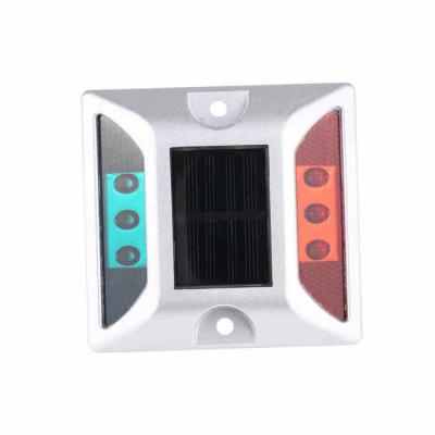 Pedestrian Crossings Aluminum Solar Powered Road Reflectors For 115 * 110 * 23mm
