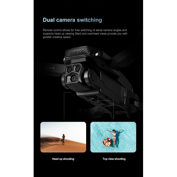 Lu900 Mini Drone 4k Dual Camera Drone With 5g Wifi Fpv Abs Remote Control Toys 100m Image Transmission Distance Yes Gyro