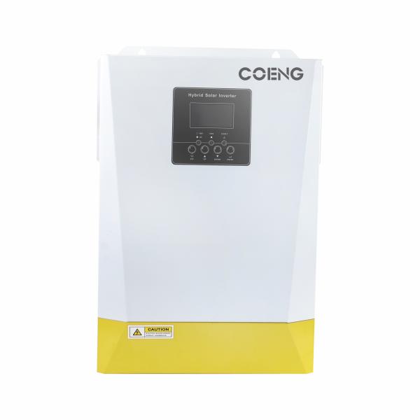 5KW Single Phase Hybrid Solar Inverter For Home Solar Energy System LCD Display