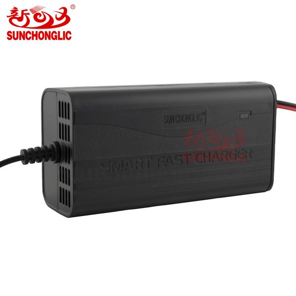 12V 5A Portable Smart PWM Battery Charger with Three-Phase Input and Anti-Dehydration for AGM/GEL Batteries