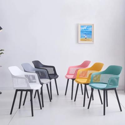 Blue Orange Coloured Plastic Dining Chairs Apartment Plastic Chairs For Dining Table