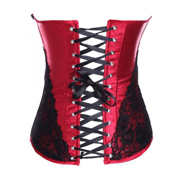 Sexy strong boned corset lace up bustier