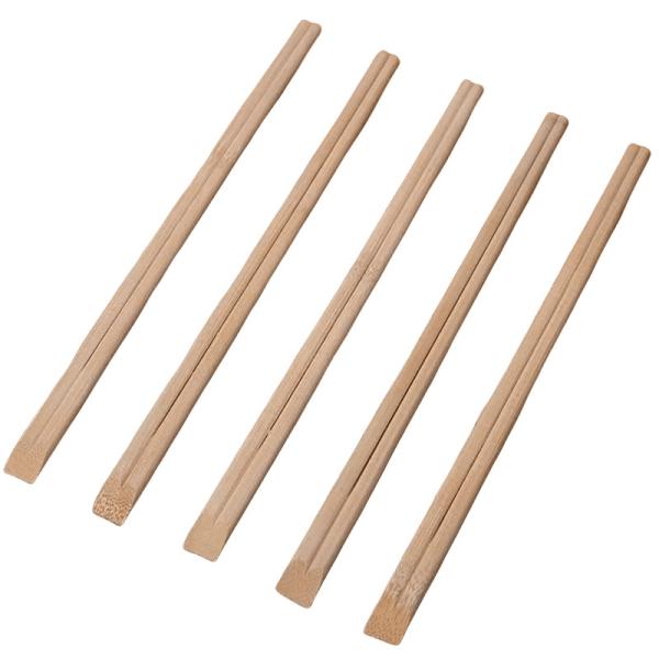 Des baguettes en bambou carbonifiées de 21 cm, jetables, restaurant écologique de qualité A.