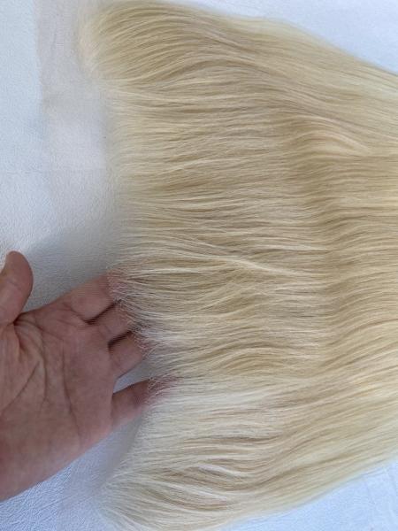 Blonde 613 Transparent HD Lace Frontal Brazilian Straight Human Hair Blonde Color 13x6 613 HD Frontal with Bundles